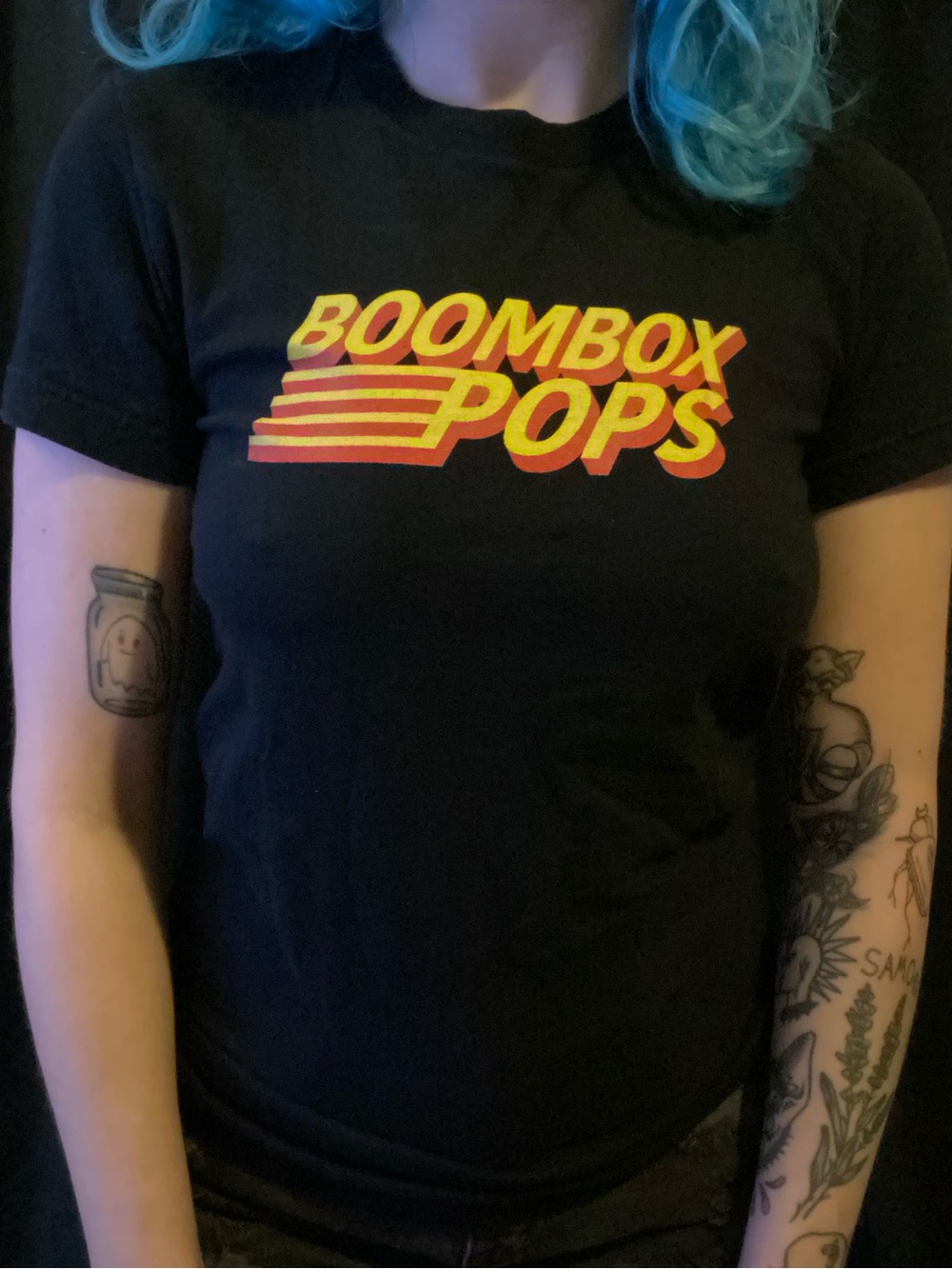 Boombox pops top